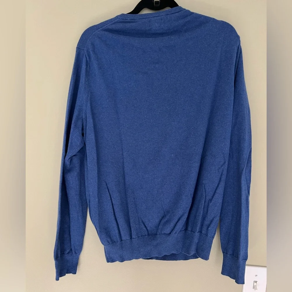 J. Crew Men's Slate V-Neck Sweater